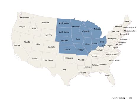 Midwest States - Terra Scientifica Maps Catalog