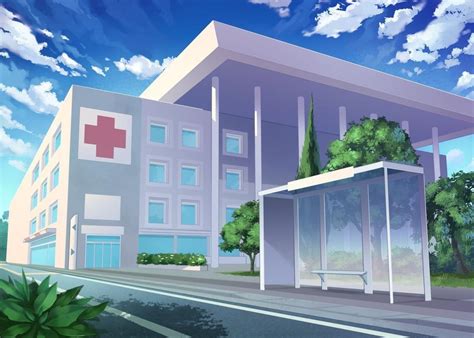 Anime Hospital Building