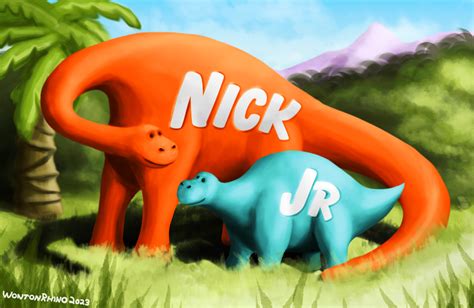 Nick Jr Logo - Dinosaurs by WontonRhino on DeviantArt