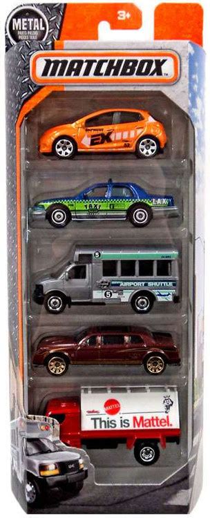 Matchbox Extraordinary Vehicles Diecast Vehicle 5-Pack City Mattel Toys ...