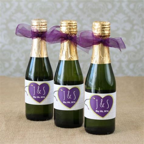 Fun Wedding Favors – Miniature Sparkling Cider Bottles | A Wedding Cake Blog