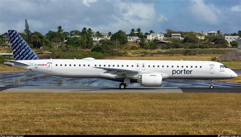 C-GKQQ Porter Airlines Canada Embraer E195-E2 (ERJ 190-400 STD) Photo by Ché Stuart | ID 1391168 ...