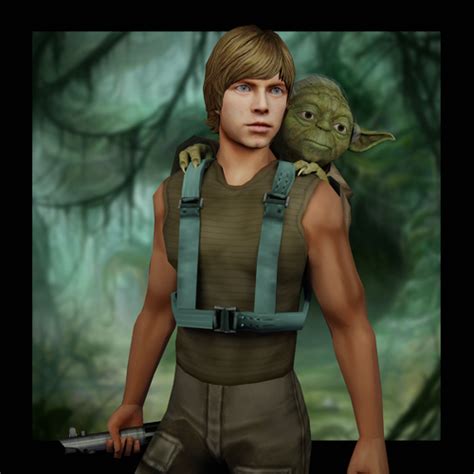 Luke Skywalker (Dagobah Training) - Player Models - JKHub