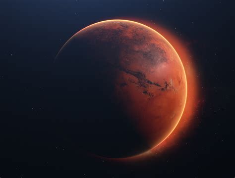 Mars Red Planet 4K View by Javier Miranda
