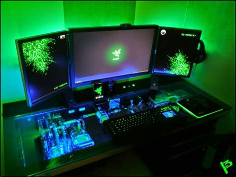 DIY PC Desk Mods: L3p D3sk - Epic Razer Desk Setup