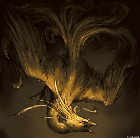 Golden bird by Kipine on DeviantArt