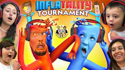 BALLOONS DANCING GAME 🎈 FGTEEV TOURNAMENT! Inflatality Family Gaming | FGTEEV Fam plays ...