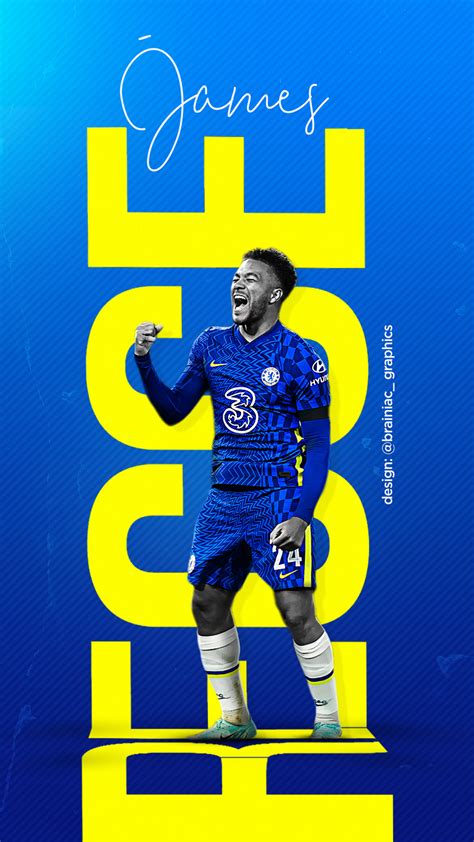 Recce James Poster |Chelsea fc | EPL | England :: Behance