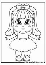 Dolls Coloring Pages Updated 2021 sketch template