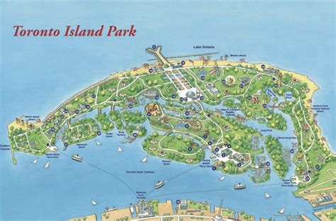 Toronto Island Park Map