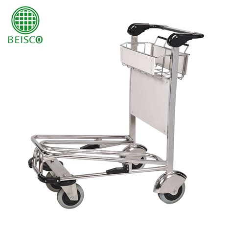 airport luggage trolley for passenger airport baggage hand truck – ThatShop