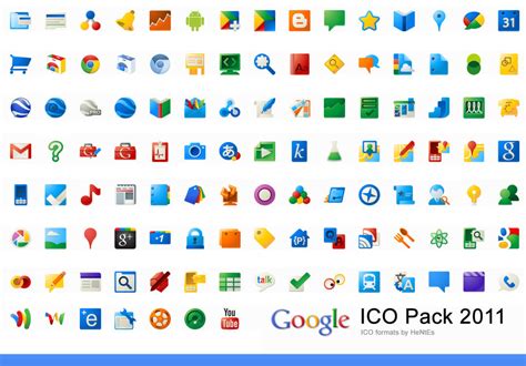 Google ICO Pack 2011 by HeNtEs on DeviantArt