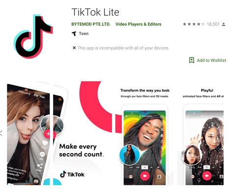 TikTok’s quietly launched ‘Lite’ app has reached over 12 million ...