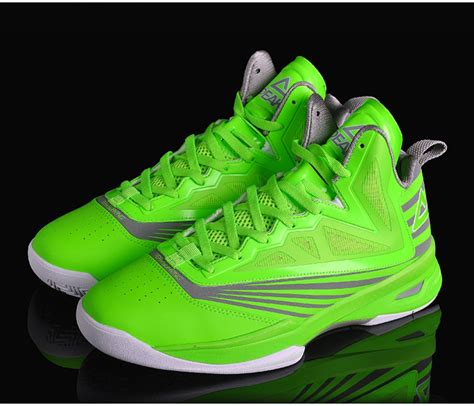 Peak Soaring II-VI 3M Reflective Professional Basketball Shoes - Lime Green