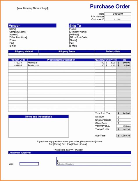 7 Job order form Template Excel - Excel Templates