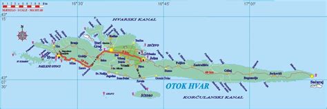 Hvar maps - HVAR Info.com