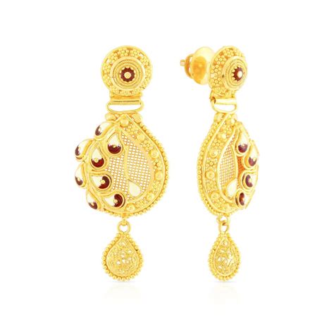 Buy Malabar Gold Earring EG545221 for Women Online | Malabar Gold ...