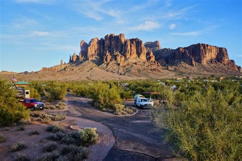 Camping at Lost Dutchman State Park in Arizona