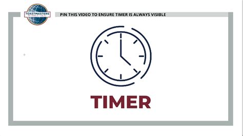 Toastmasters Zoom Background Timer - IMAGESEE