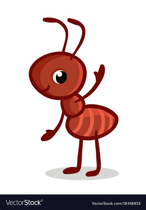 With a cute ant Royalty Free Vector Image - VectorStock | Art drawings for kids, Ants, Drawing ...