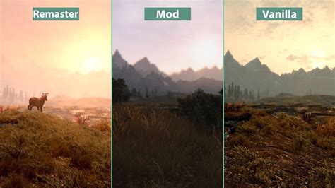 Skyrim Special Edition versus PC mods – graphics comparison