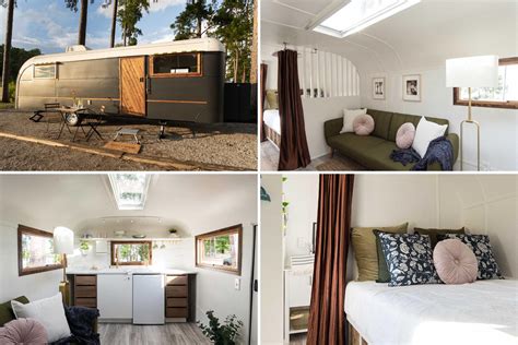 A Remodeled Vintage Travel Trailer Was Given A New Interior – Design Mag