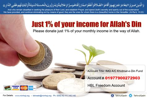 Designated Donations - Minhaj-ul-Quran