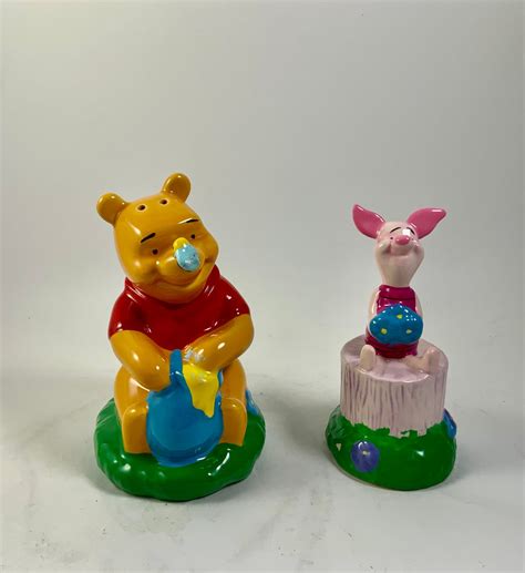 Vintage WINNIE POOH and PIGLET Salt & Pepper Shakers 1990s - Etsy