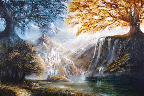 The Trees Of Valinor by Aronja on DeviantArt