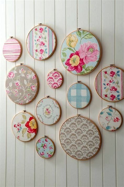 Happy And Harmonious Hoop Art To Decorate Your Home - Bored Art