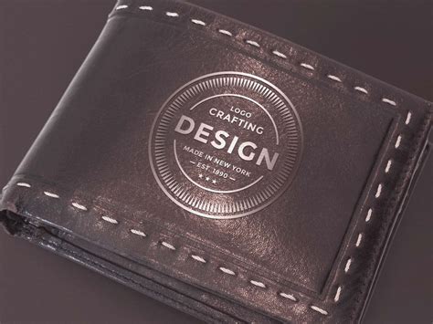 Free Leather Wallet Mockup (PSD)