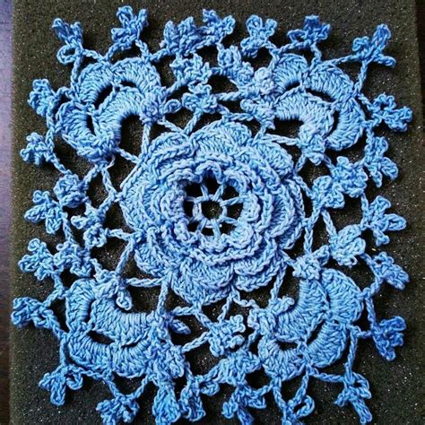 Irish crochet Motif Doily Handmade | Irish crochet motifs, Crochet ...