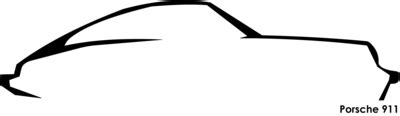 Porsche Silhouette at GetDrawings | Free download