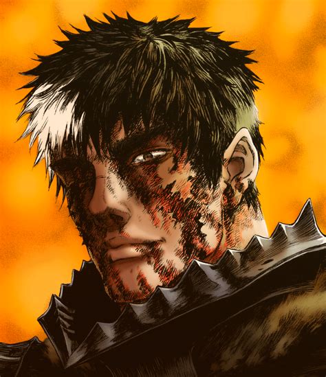 Colored in one of my favorite guts panels : r/Berserk