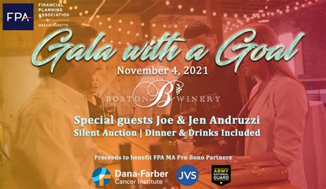 Save the date: November 4th: Gala with a Goal | Financial Planning ...