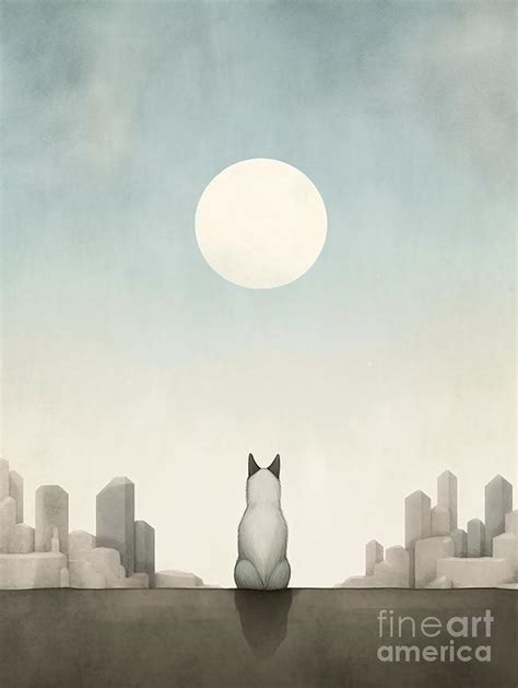 Dog howling at the moon Digital Art by Stylish Stacks - Fine Art America