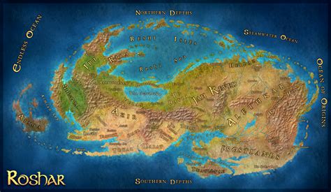 HD Remakes of Stormlight Maps - Roshar, Shadesmar & Alethkar - Sanderson Fan Works - 17th Shard ...