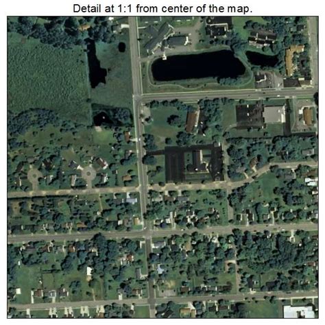 Aerial Photography Map of Nekoosa, WI Wisconsin