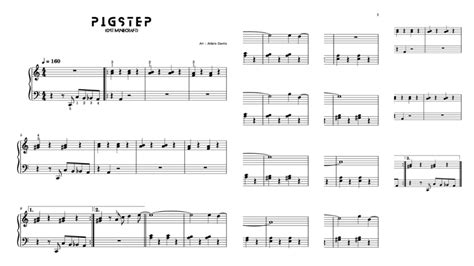 Pigstep - OST Minecraft | Easy Beginner Level Piano Tutorial + Sheet Music