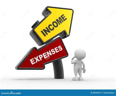 Income Or Expenses Stock Illustration - Image: 50244371