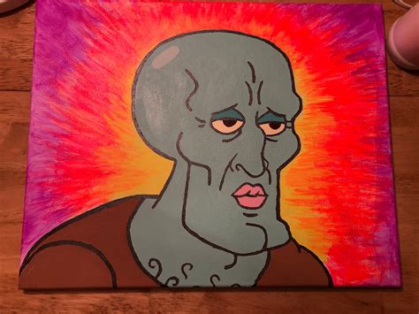 25 Excellent the squidward painting You Can Use It For Free - ArtXPaint ...