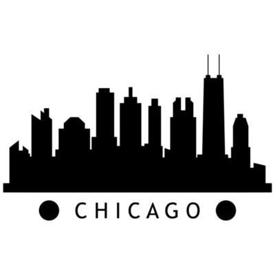 Chicago Skyline Vector Art, Icons, and Graphics for Free Download