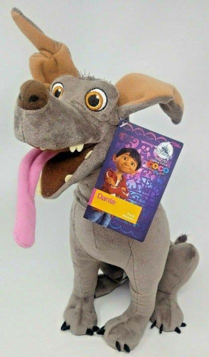 Disney Store Exclusive Pixar Coco DANTE Dog Plush Stuffed Figure - 15 ...