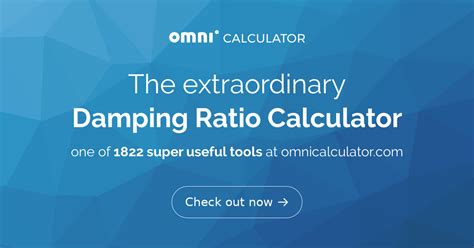 Damping Ratio Calculator