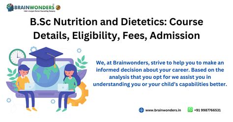 BSc Nutrition and Dietetics: Course Details, Eligibility, Admission, Fees - Brainwonders