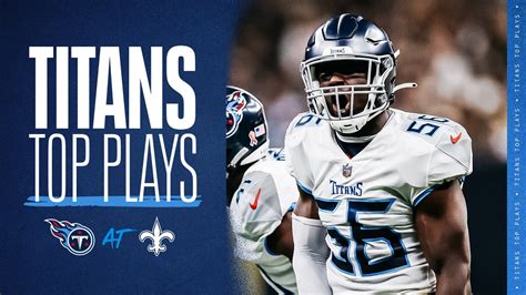 Titans' Top Plays vs. Saints Week 1 | Game Highlights