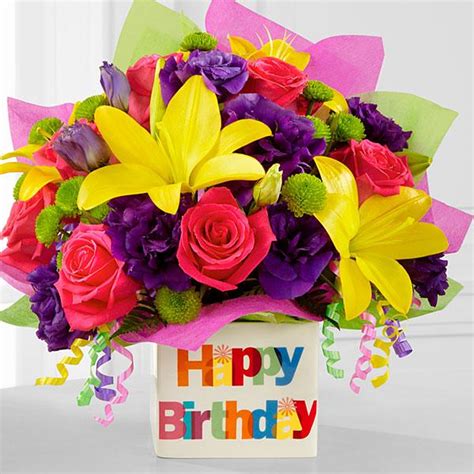 The Happy Birthday Bouquet - Flower Den Florist | Northern Virginia