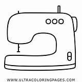 Sewing Machine Coloring Page  Ultra Pages sketch template
