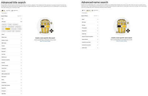 ‎IMDb Advanced Search Redesign | IMDb Community Forums