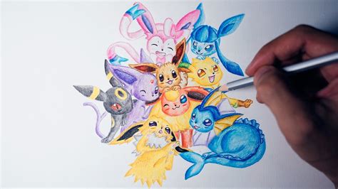 How To Draw Eevee Evolutions - Transportationlift